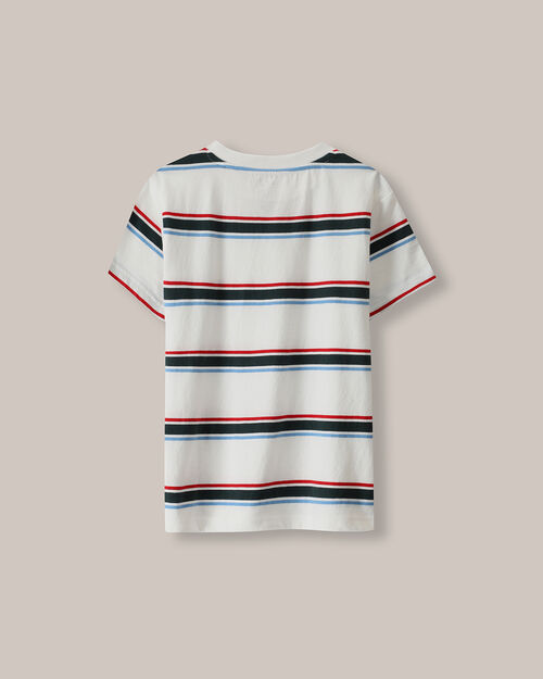 Playera Rayas Manga Corta